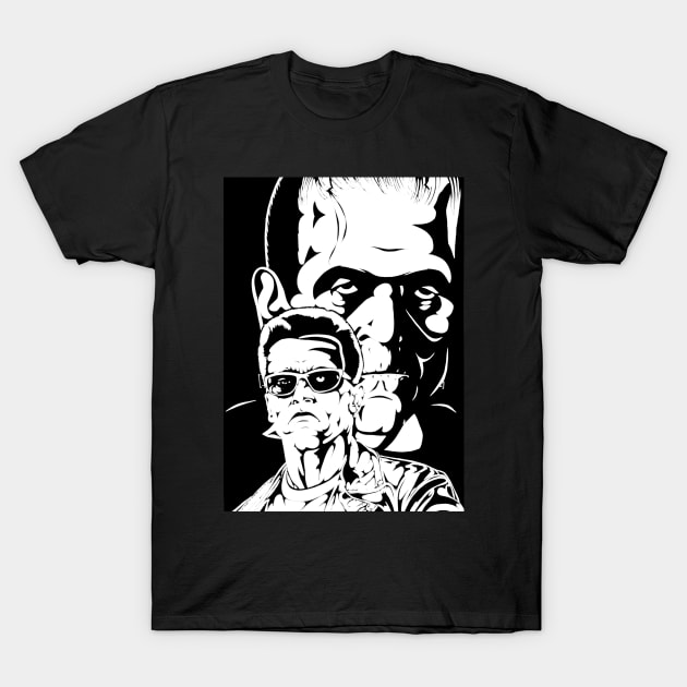 Frankenstein Terminator T-Shirt by buddysbane